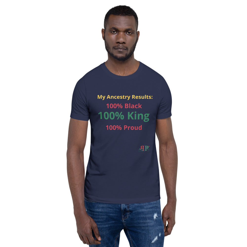 100% King- Colors of the Motherland Short-Sleeve Unisex T-Shirt