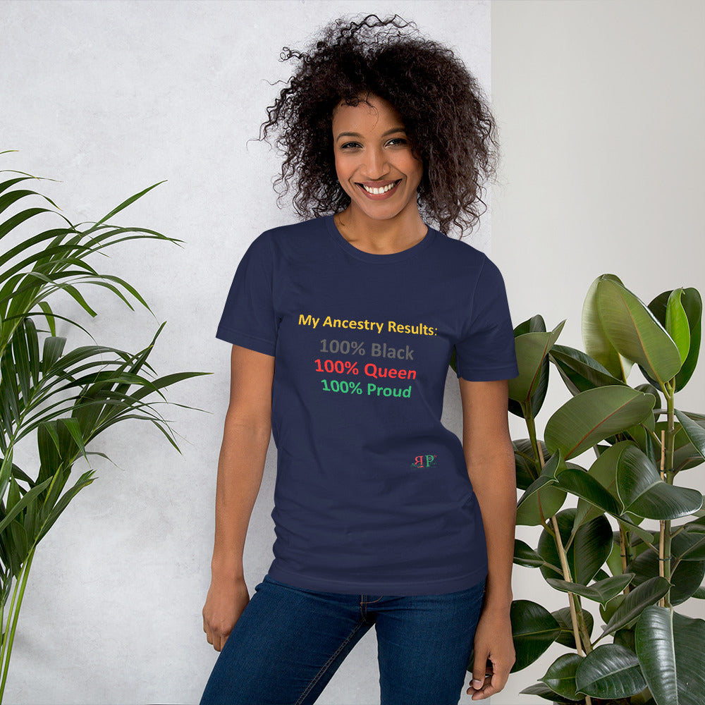 100% Queen colors of the Mother land Unisex T-Shirt