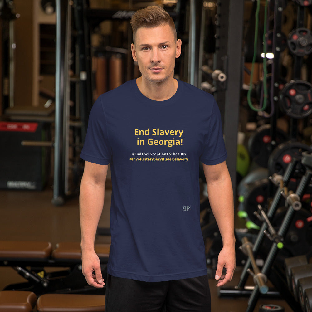 End Slavery in Georgia Unisex t-shirt