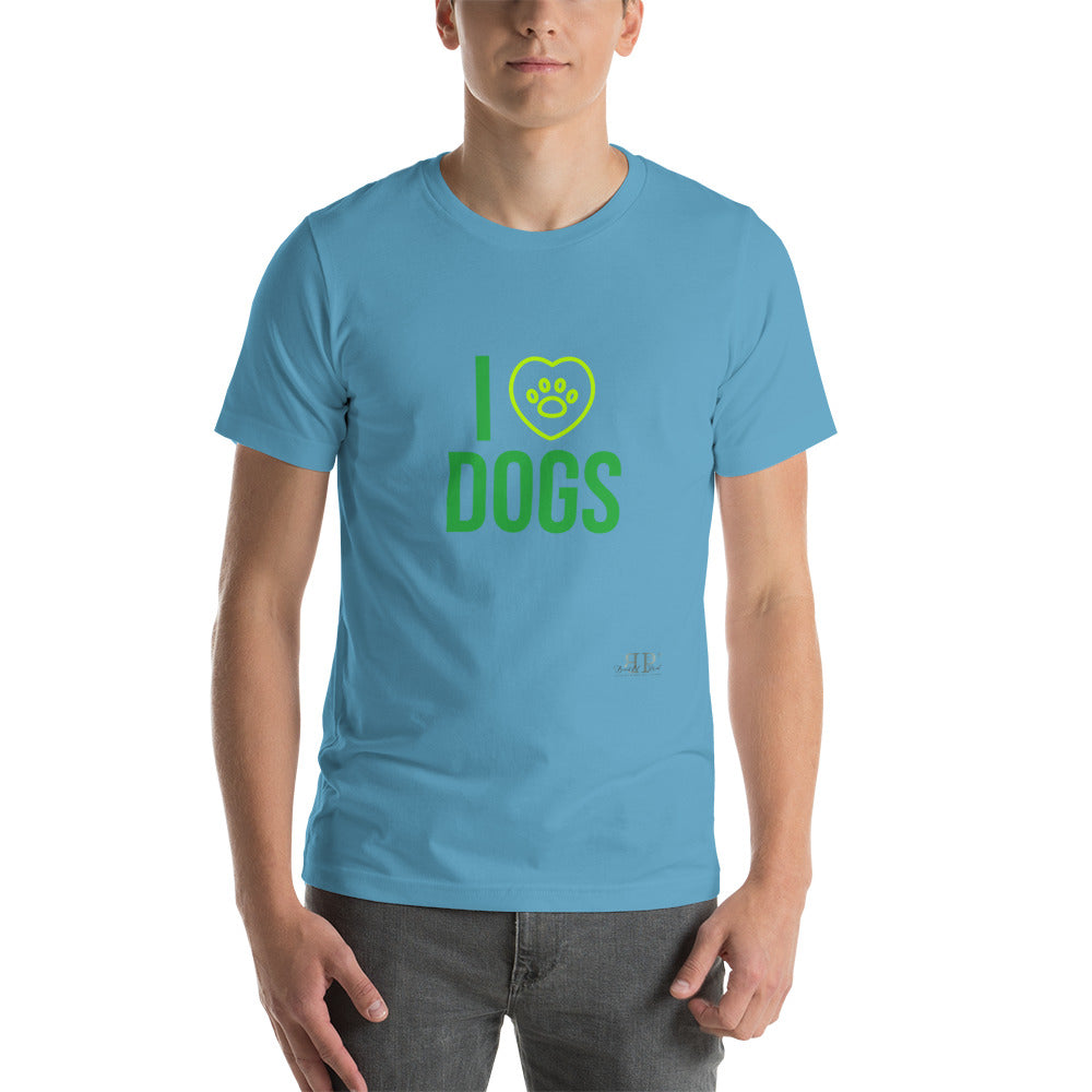 I heart Dogs Short-Sleeve Unisex T-Shirt