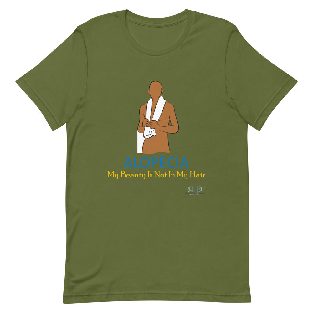 Alopecia- My Beauty Is Not My Hair Unisex T-Shirt- Male