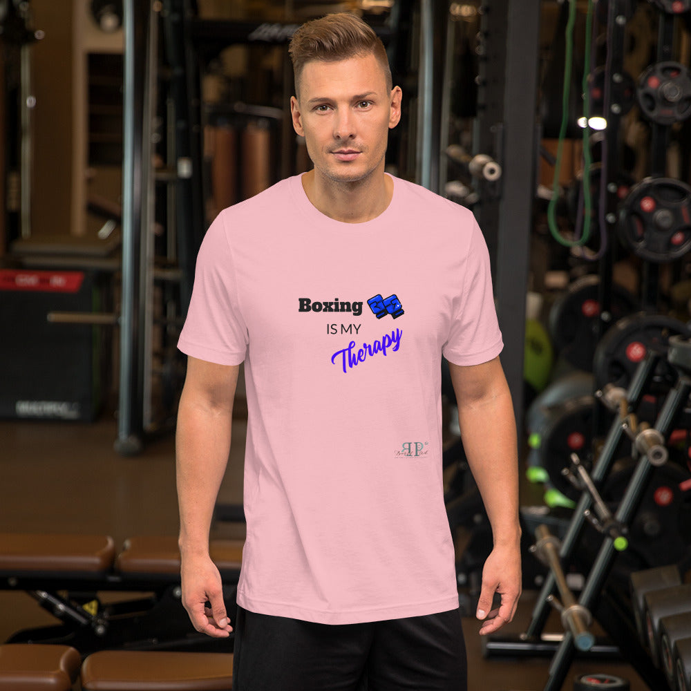 Boxing is my Therapy Unisex t-shirt