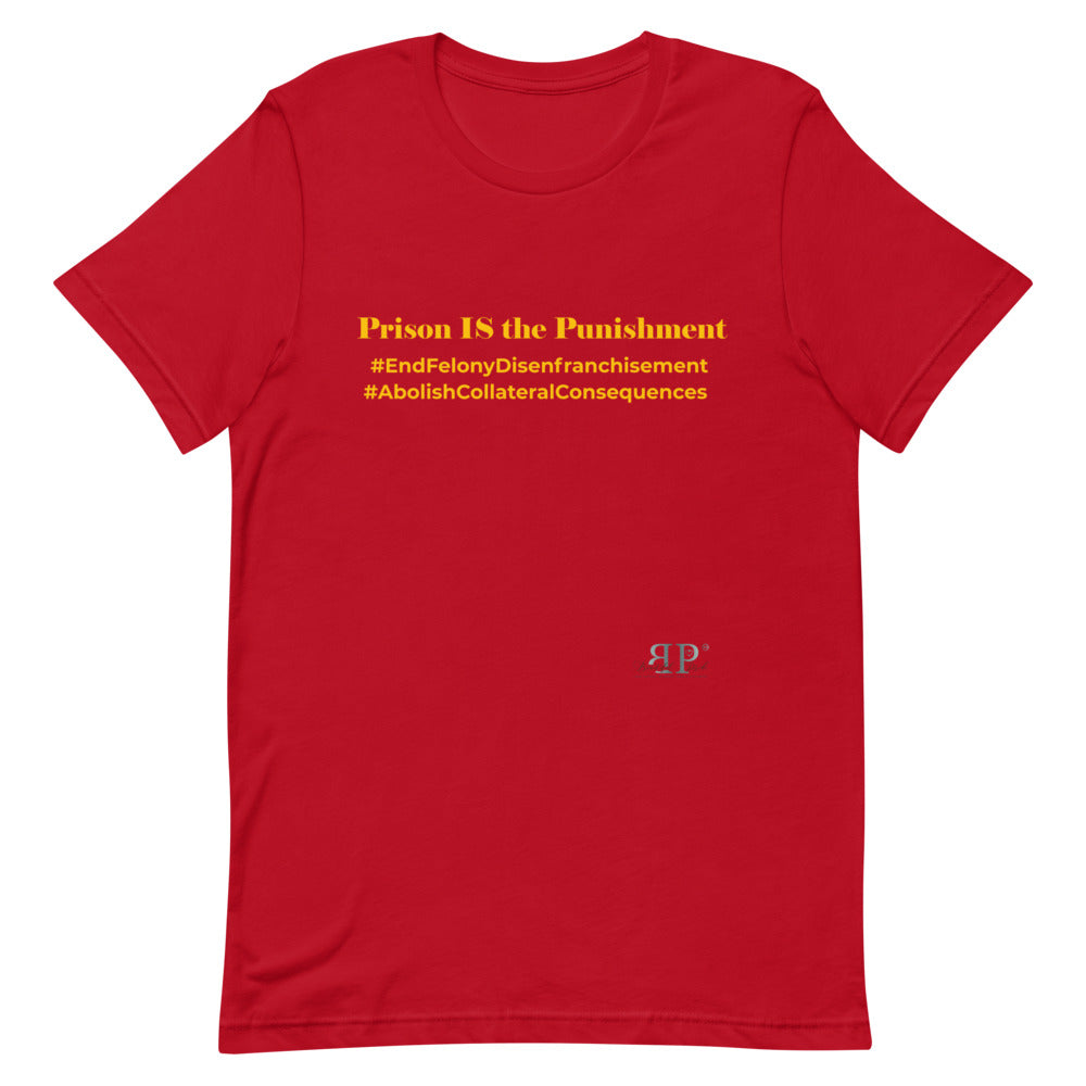Prison IS the Punishment Unisex T-Shirt
