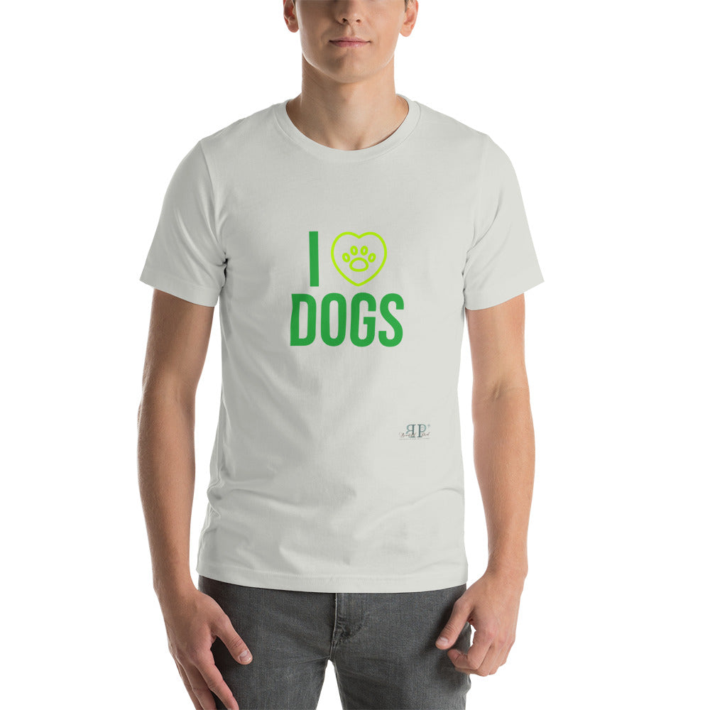 I heart Dogs Short-Sleeve Unisex T-Shirt