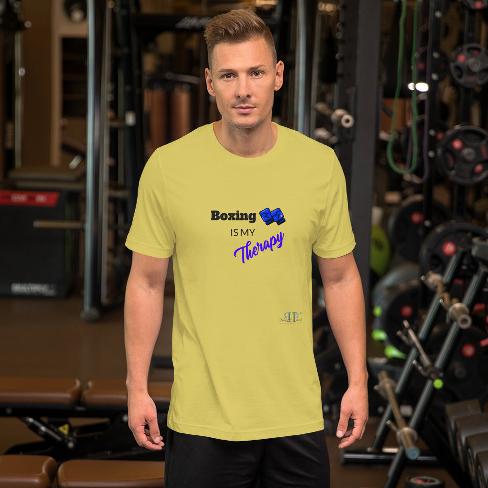 Boxing is my Therapy Unisex t-shirt