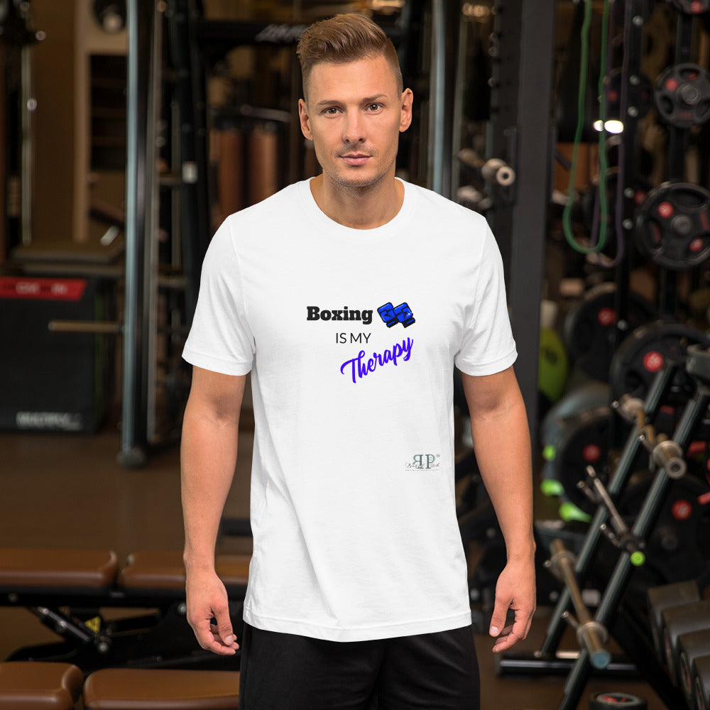 Boxing is my Therapy Unisex t-shirt