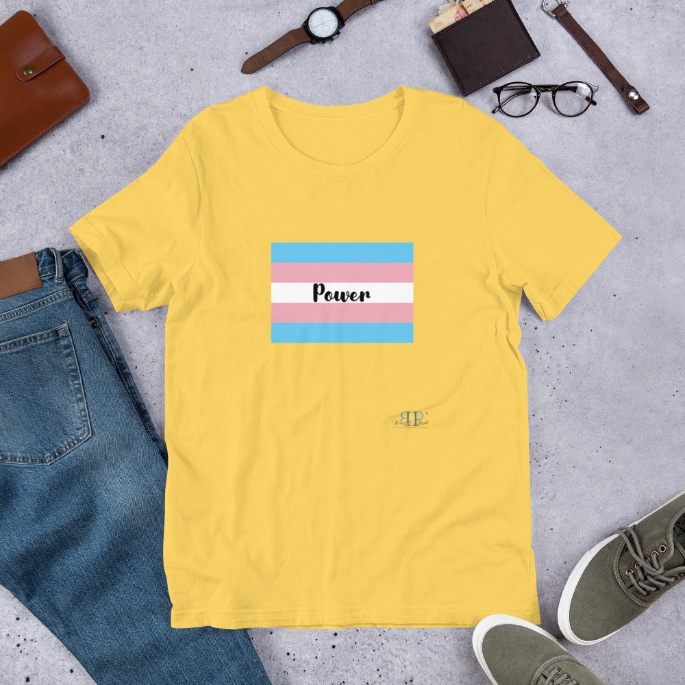 Trans Flag Short-Sleeve Unisex T-Shirt