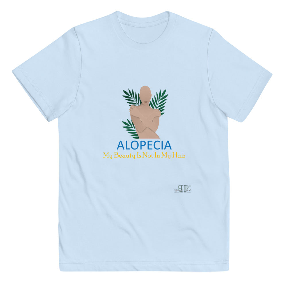 Alopecia- My Beauty Is Not My Hair Youth t-shirt-FEMALE