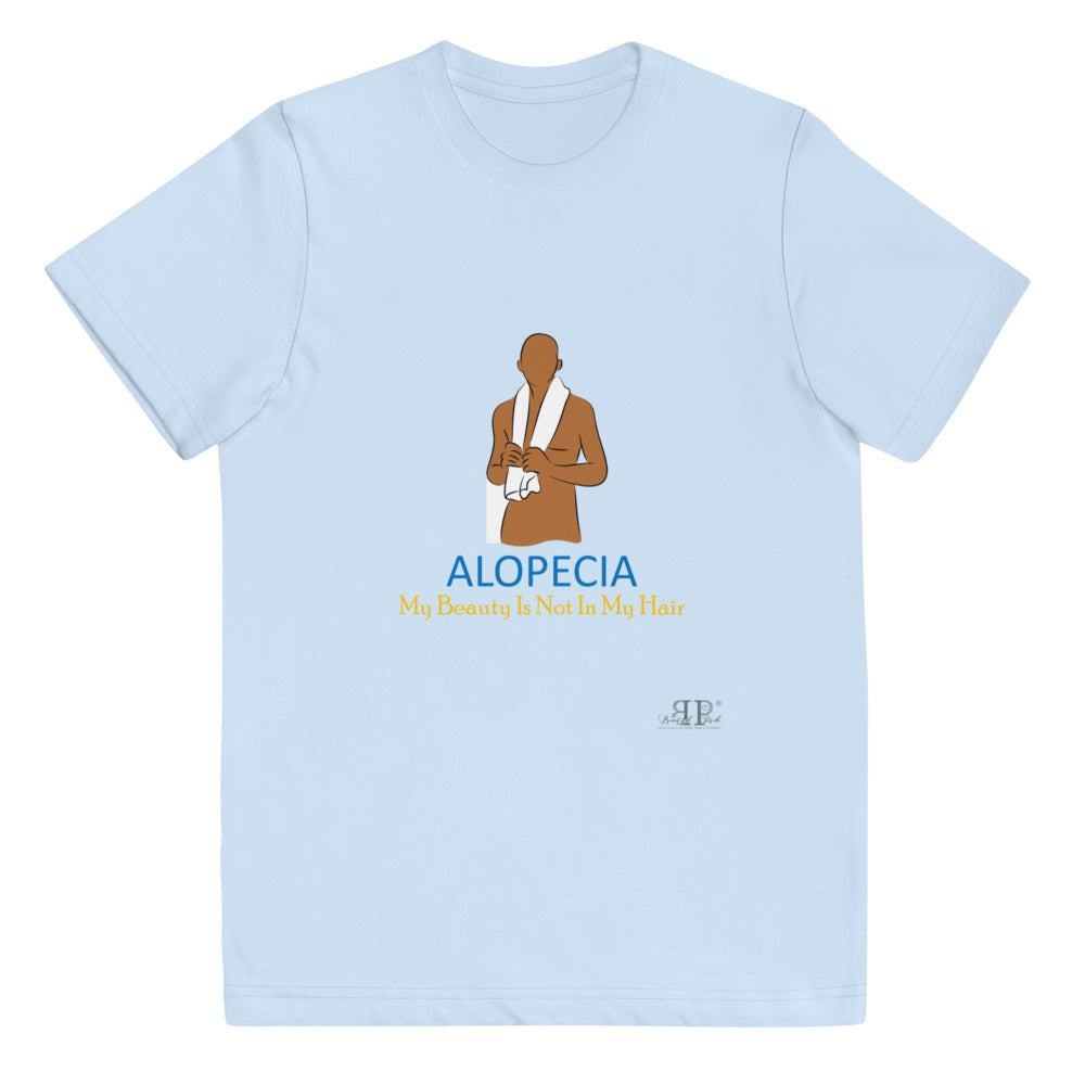 Alopecia- My Beauty Is Not My Hair Youth t-shirt MALE