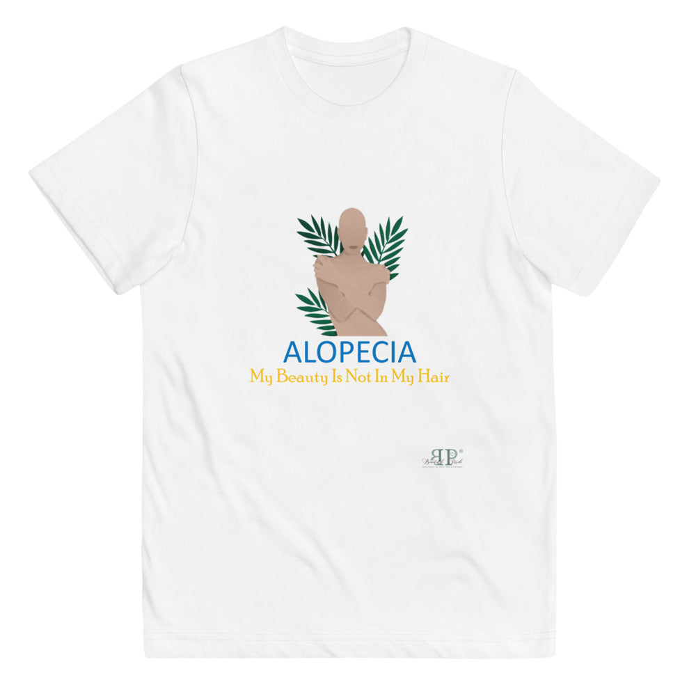 Alopecia- My Beauty Is Not My Hair Youth t-shirt-FEMALE