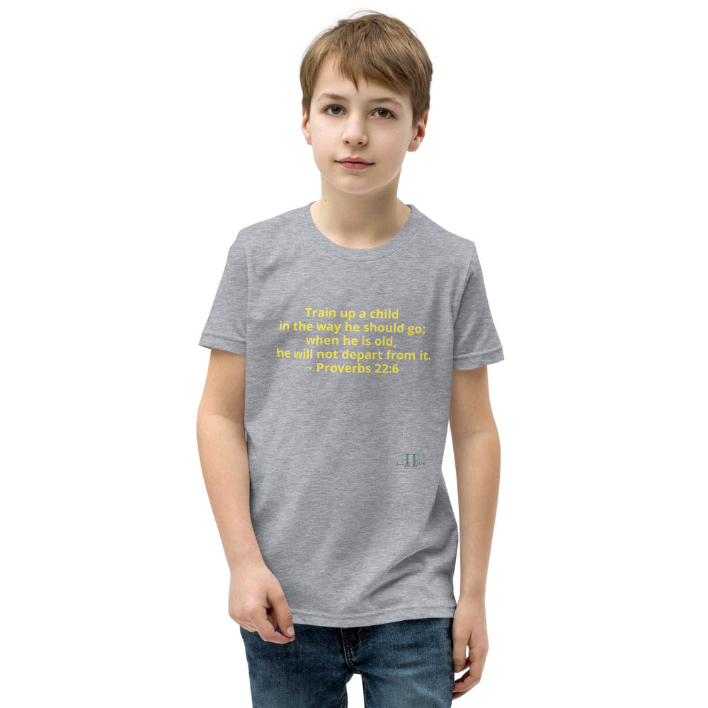 Train up a Child Proverbs 22:6 Unisex T-Shirt YOUTH