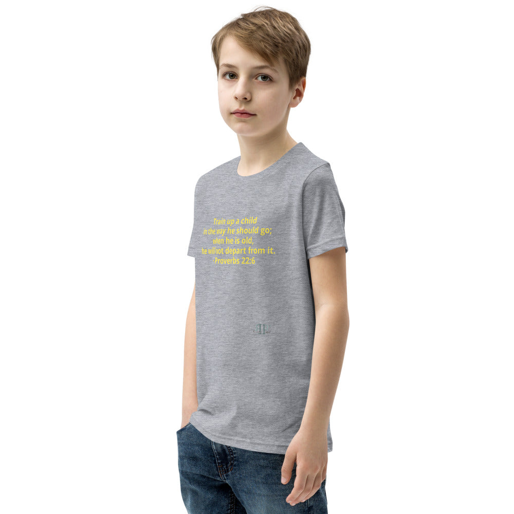 Train up a Child Proverbs 22:6 Unisex T-Shirt YOUTH