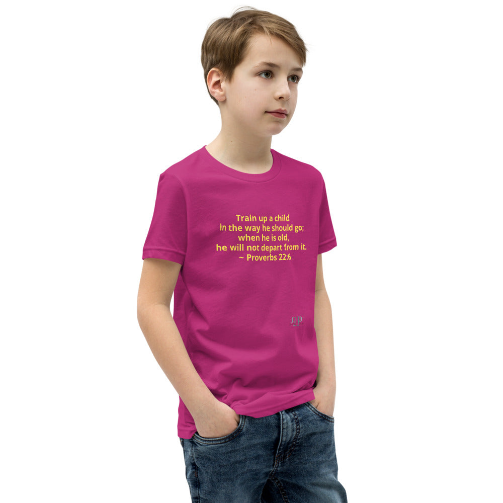 Train up a Child Proverbs 22:6 Unisex T-Shirt YOUTH