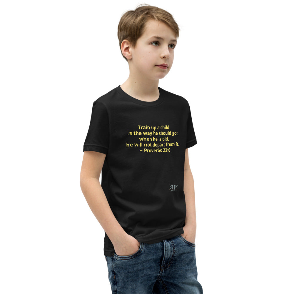 Train up a Child Proverbs 22:6 Unisex T-Shirt YOUTH