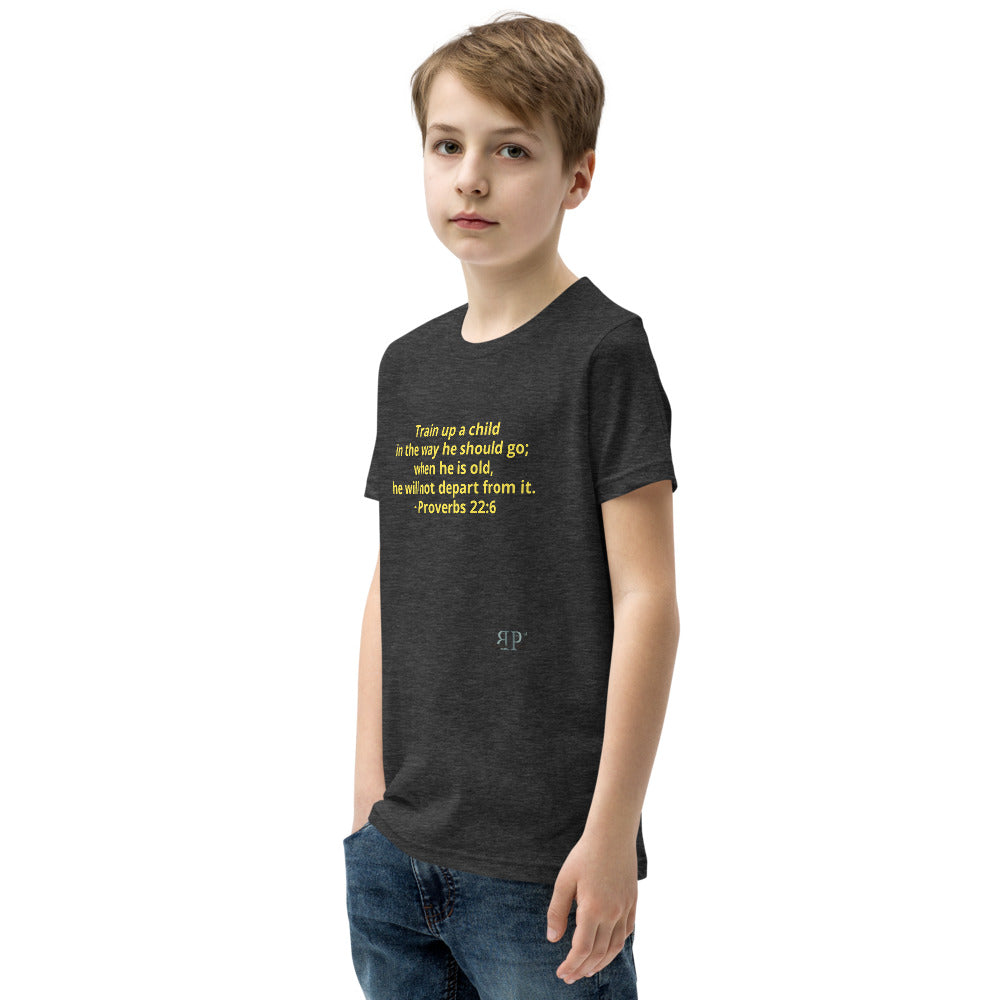 Train up a Child Proverbs 22:6 Unisex T-Shirt YOUTH