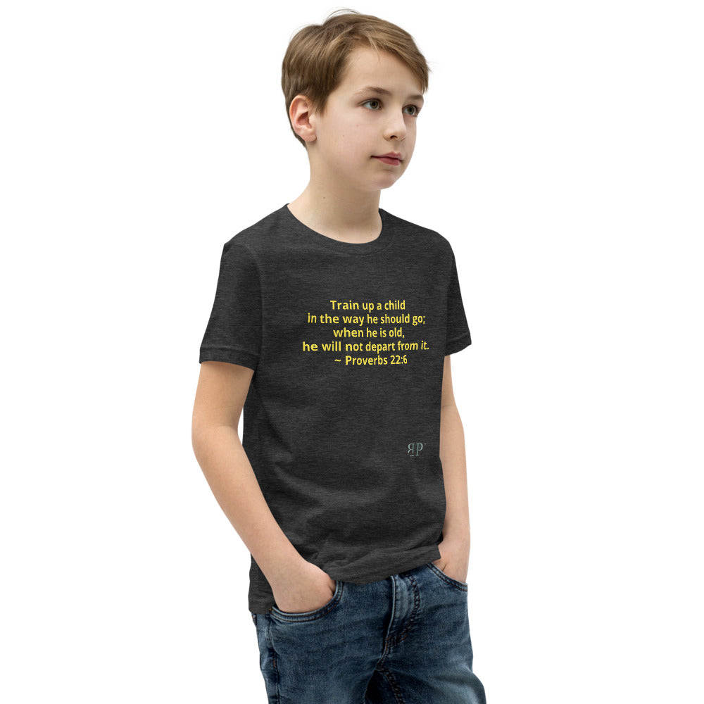Train up a Child Proverbs 22:6 Unisex T-Shirt YOUTH