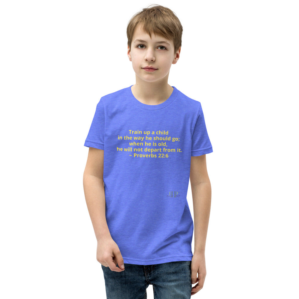 Train up a Child Proverbs 22:6 Unisex T-Shirt YOUTH