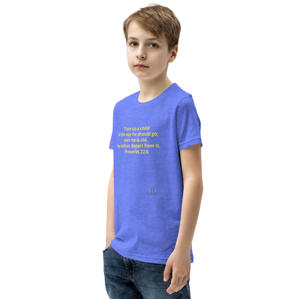 Train up a Child Proverbs 22:6 Unisex T-Shirt YOUTH