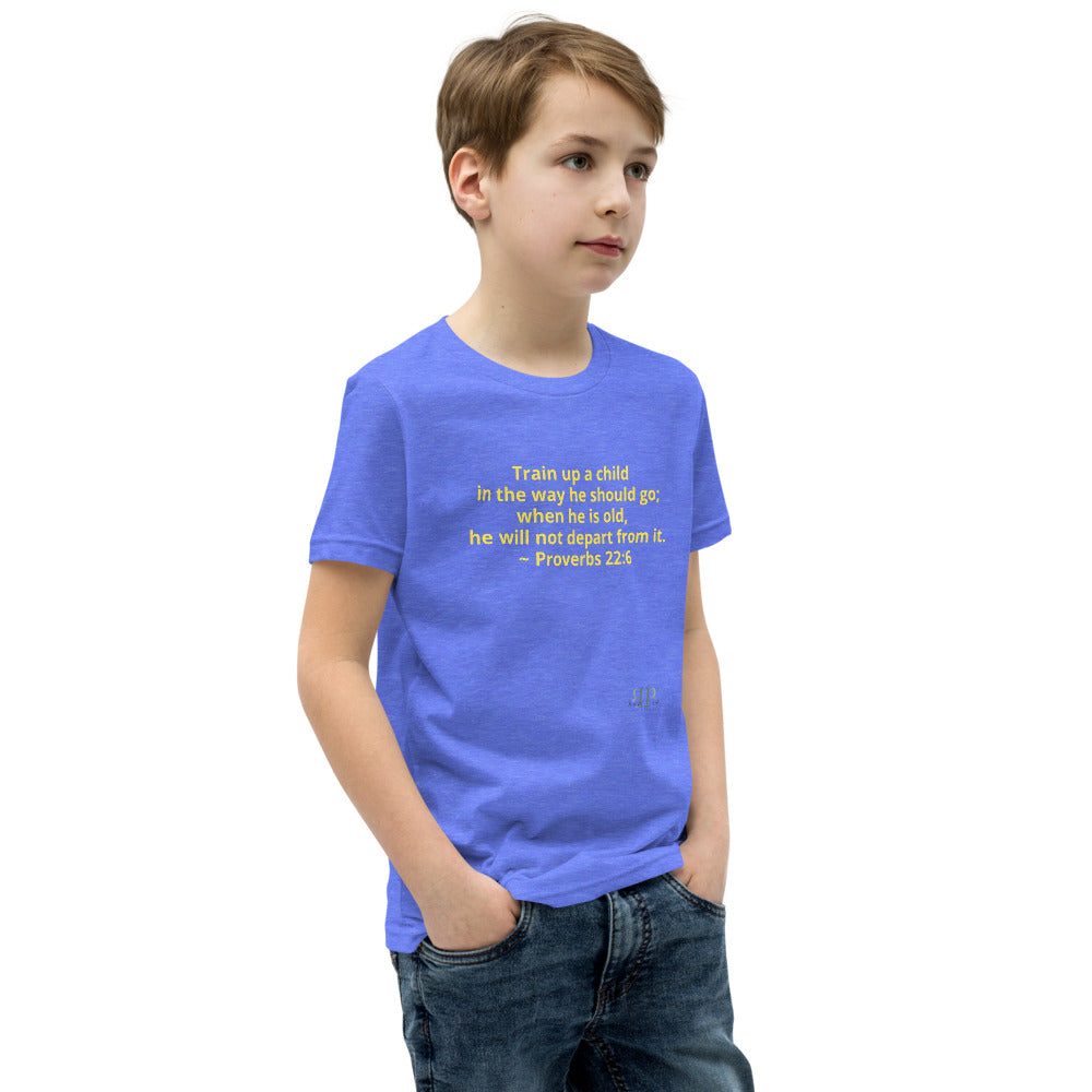 Train up a Child Proverbs 22:6 Unisex T-Shirt YOUTH