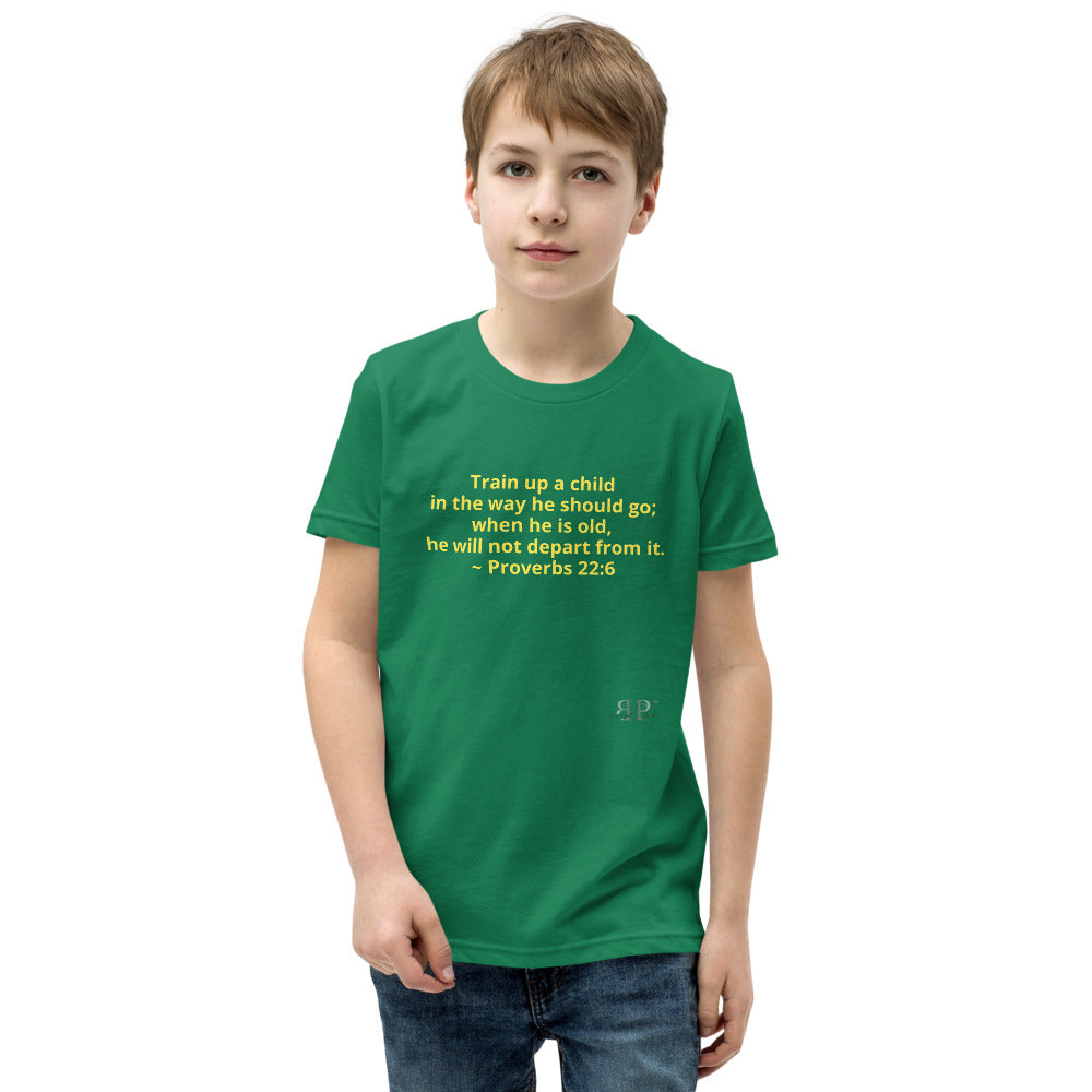 Train up a Child Proverbs 22:6 Unisex T-Shirt YOUTH