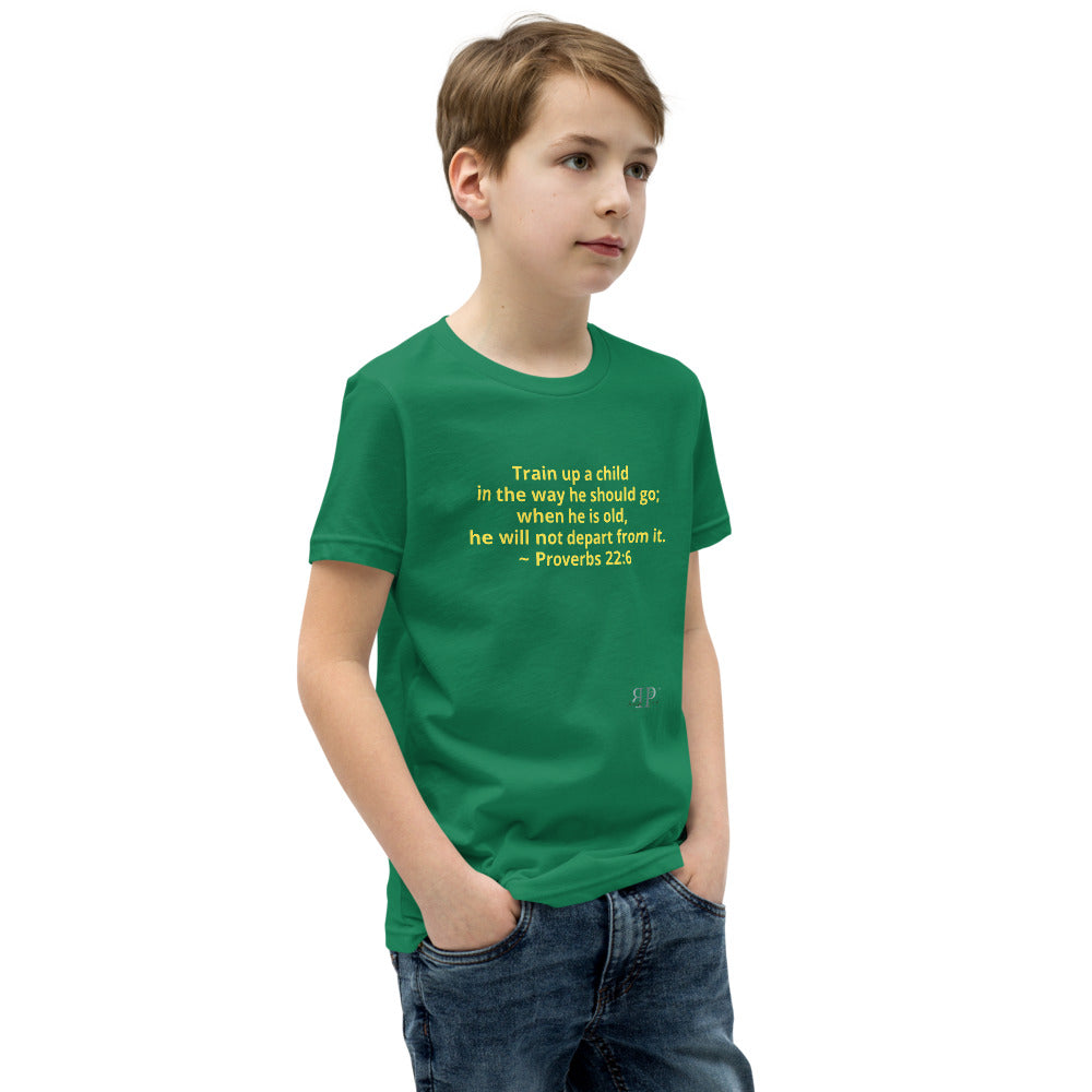 Train up a Child Proverbs 22:6 Unisex T-Shirt YOUTH