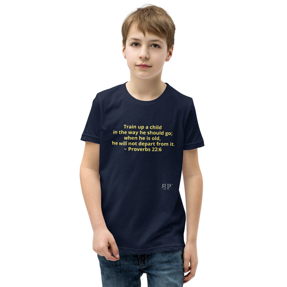Train up a Child Proverbs 22:6 Unisex T-Shirt YOUTH