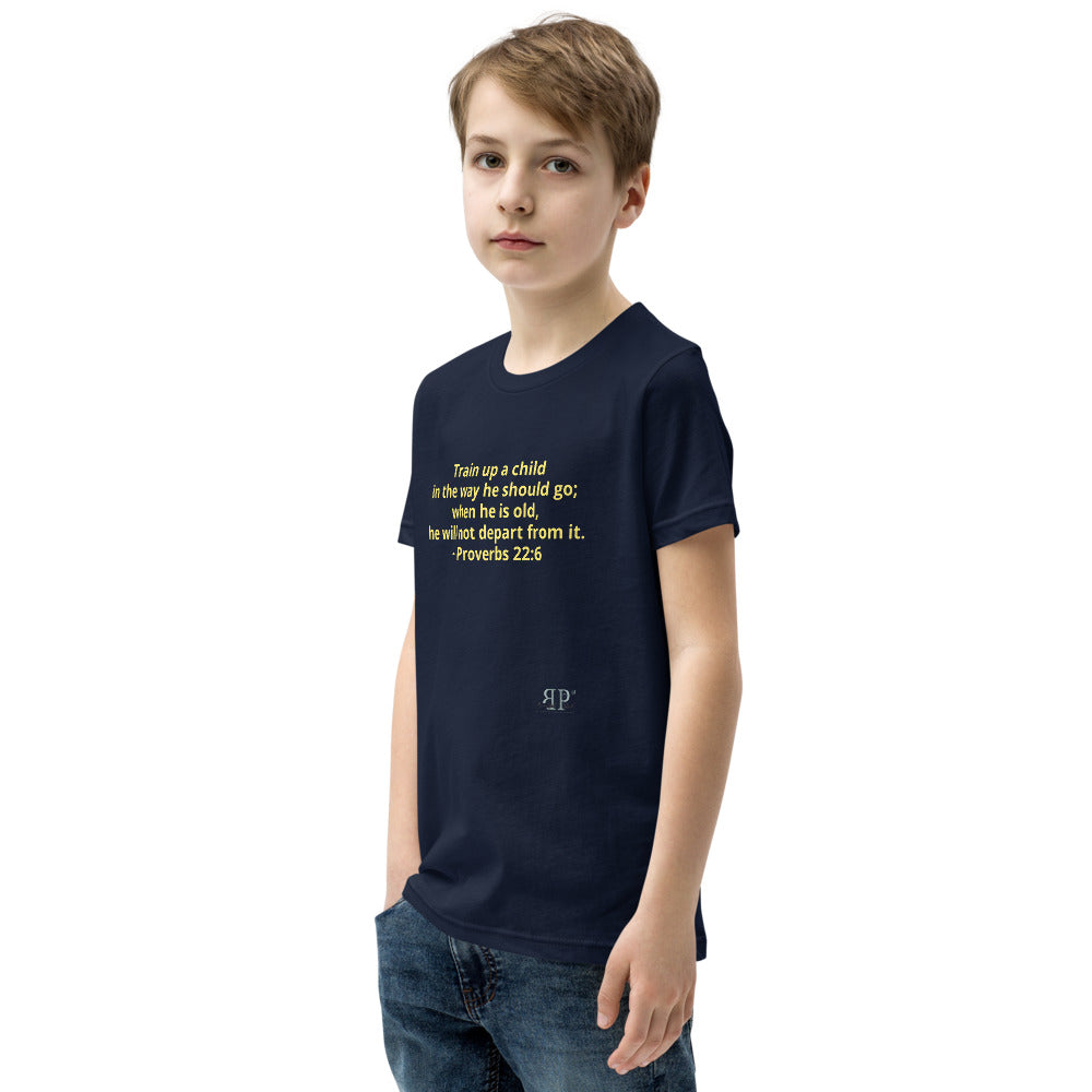 Train up a Child Proverbs 22:6 Unisex T-Shirt YOUTH