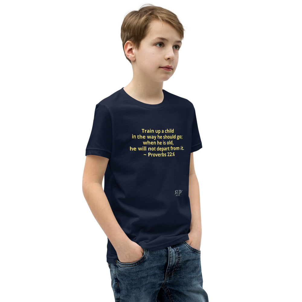 Train up a Child Proverbs 22:6 Unisex T-Shirt YOUTH
