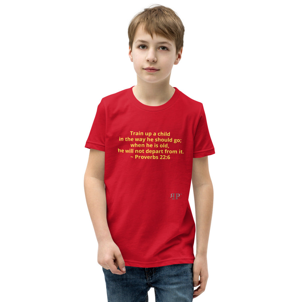 Train up a Child Proverbs 22:6 Unisex T-Shirt YOUTH