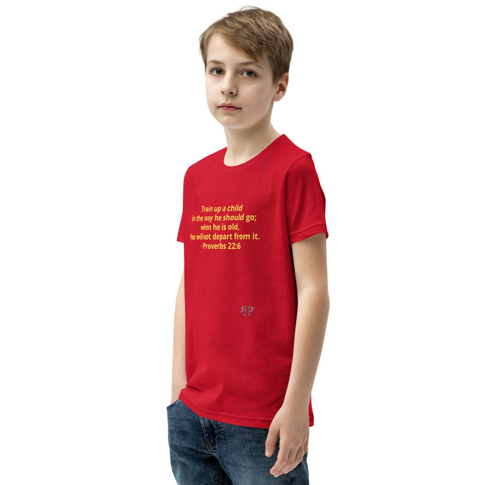 Train up a Child Proverbs 22:6 Unisex T-Shirt YOUTH