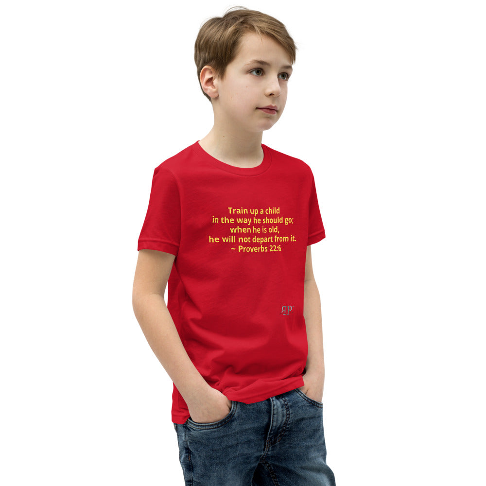 Train up a Child Proverbs 22:6 Unisex T-Shirt YOUTH