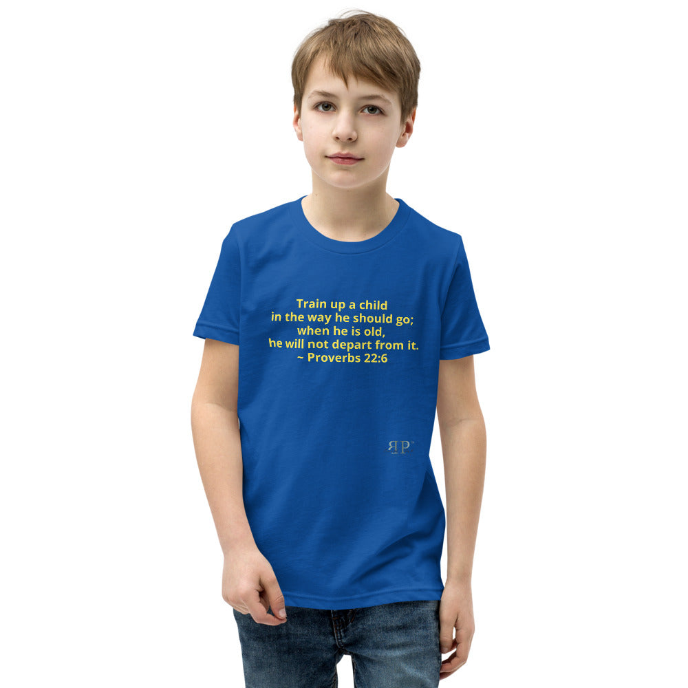 Train up a Child Proverbs 22:6 Unisex T-Shirt YOUTH