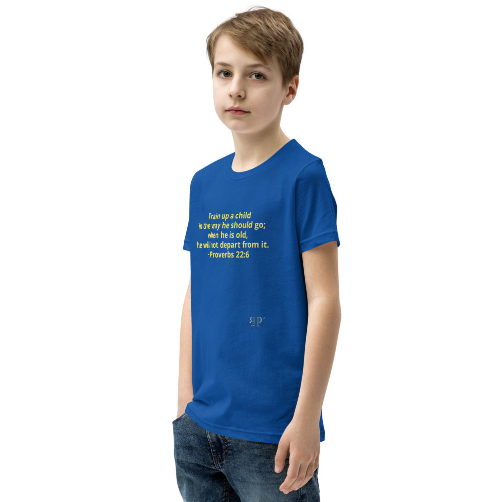 Train up a Child Proverbs 22:6 Unisex T-Shirt YOUTH
