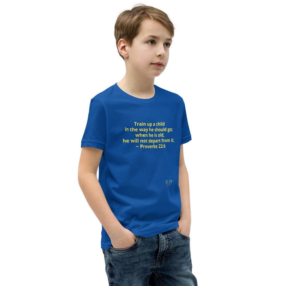 Train up a Child Proverbs 22:6 Unisex T-Shirt YOUTH