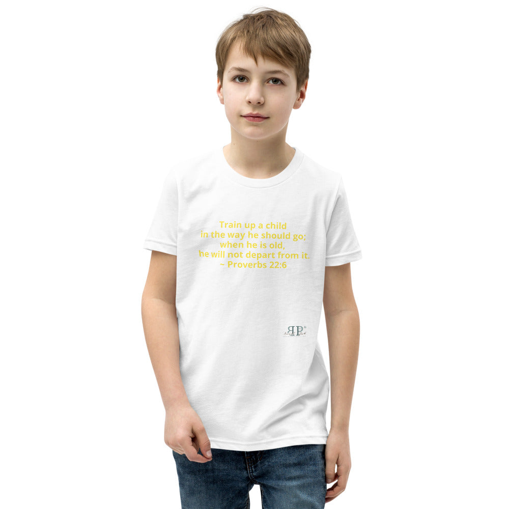 Train up a Child Proverbs 22:6 Unisex T-Shirt YOUTH