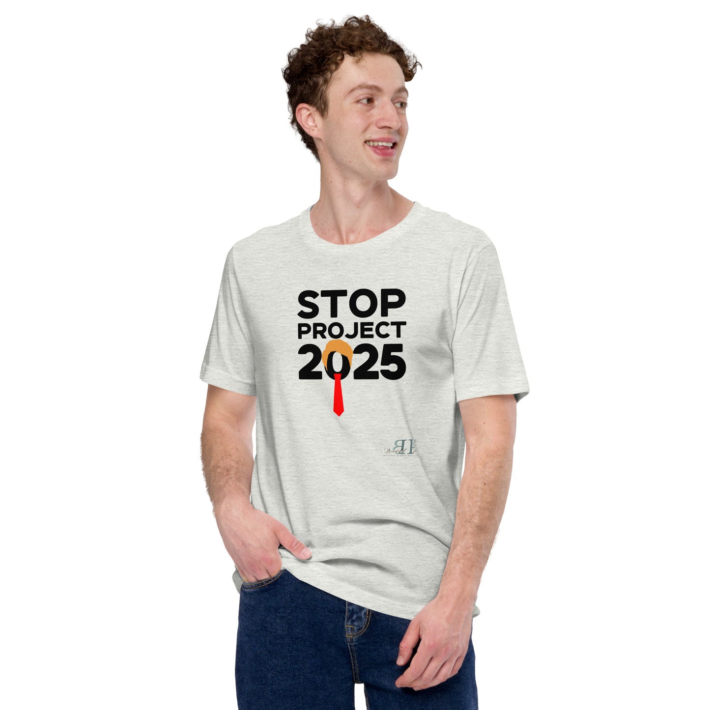 Stop Project 2025 (black text) Unisex t-shirt