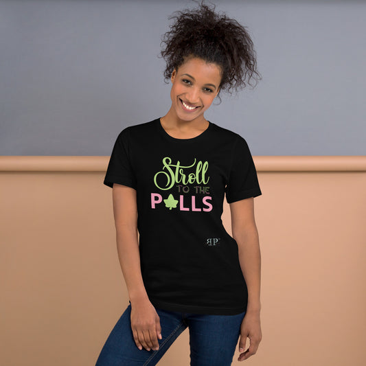 Stroll to the Polls Unisex t-shirt- AKA