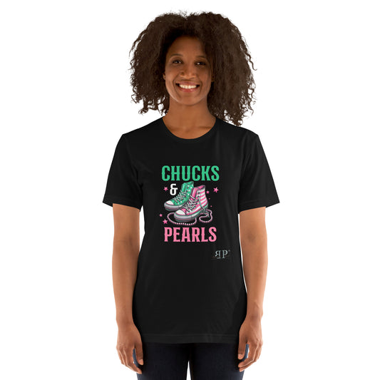 Chucks N Pearls Unisex t-shirt