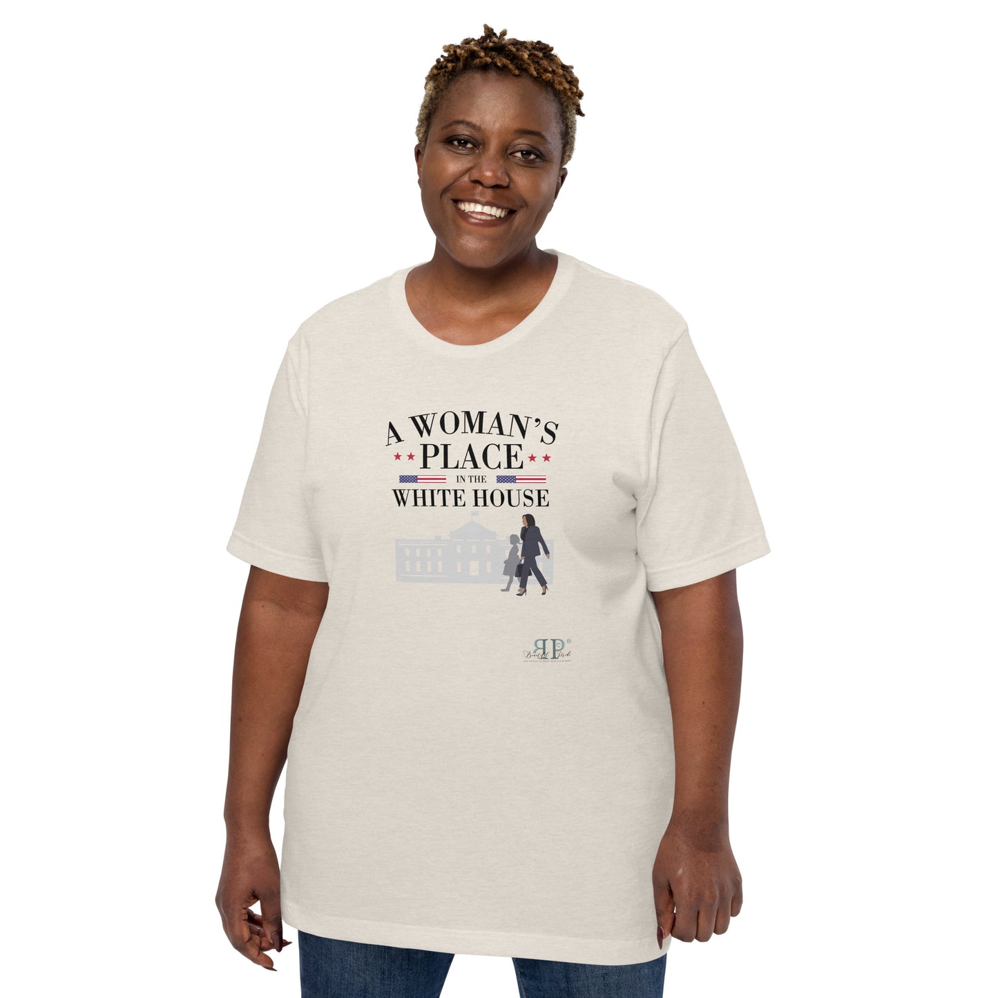 Kamala: A Woman's Place is in the White House Unisex t-shirt