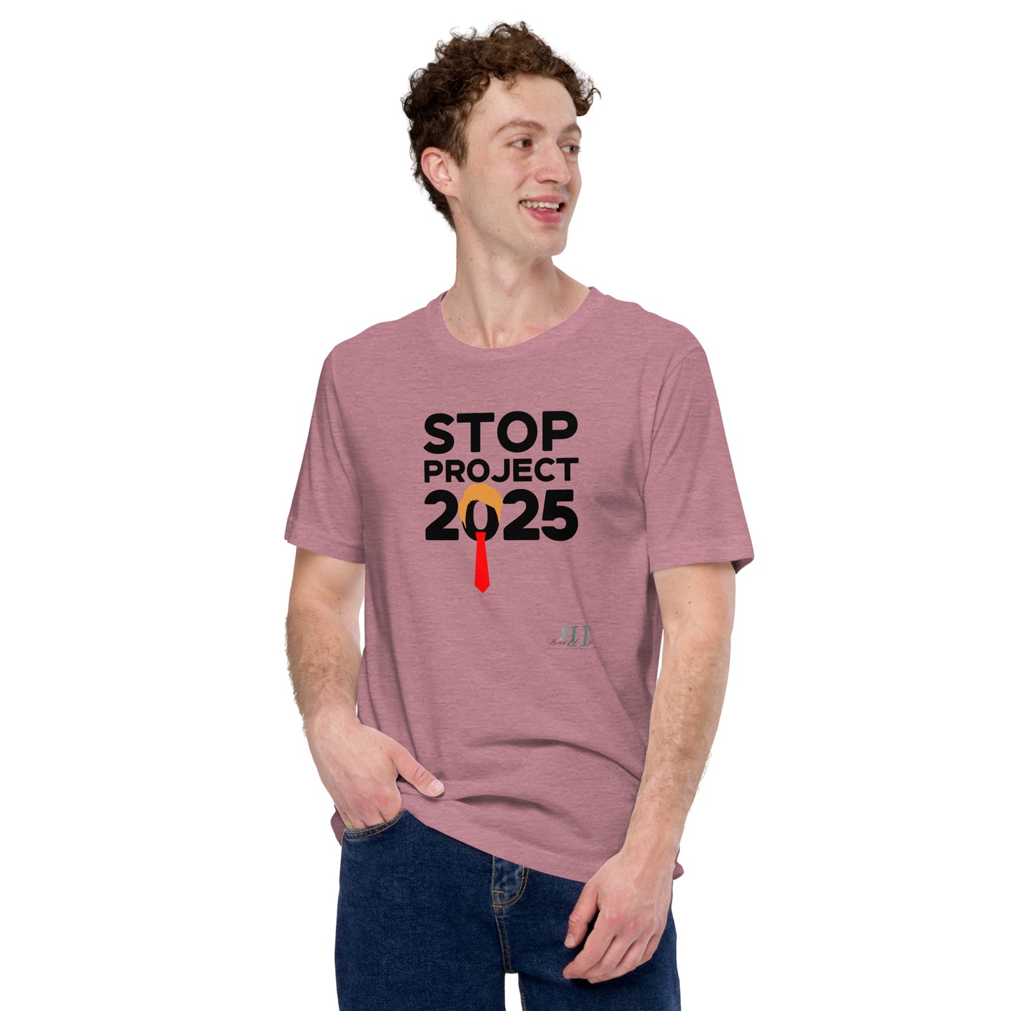 Stop Project 2025 (black text) Unisex t-shirt