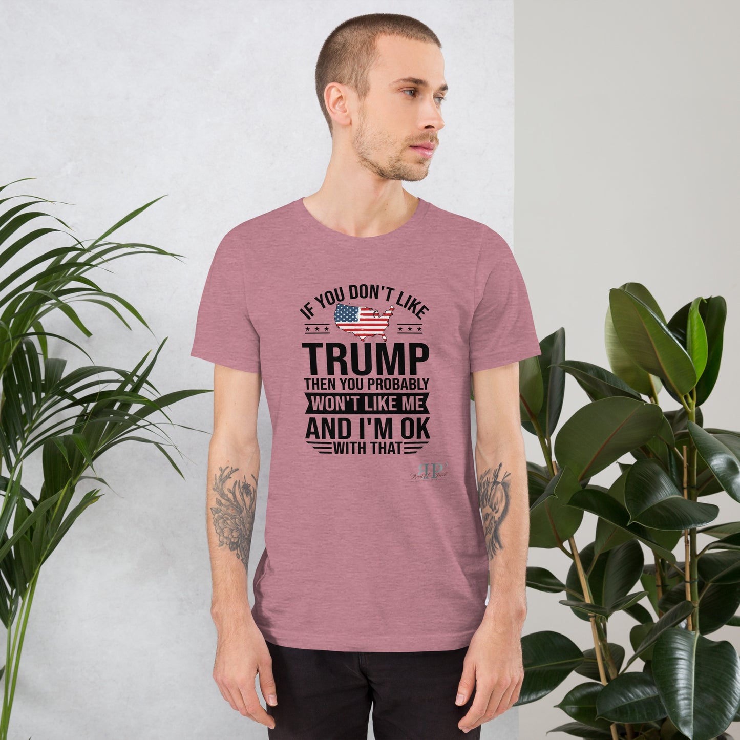 If You Don't Like Trump, You Won't Like Me Unisex t-shirt (black text)