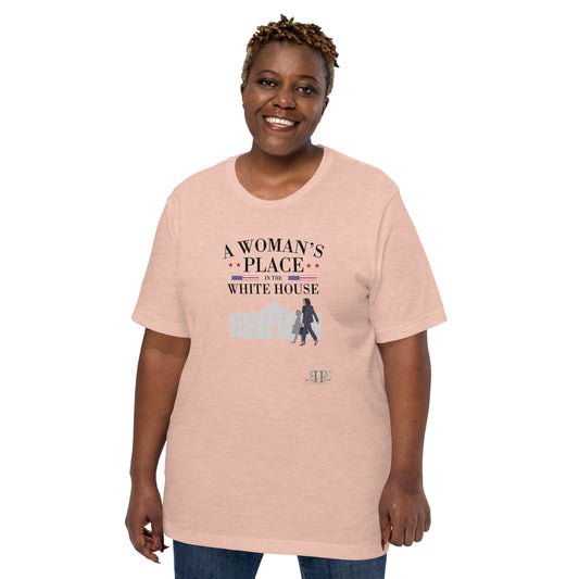 Kamala: A Woman's Place is in the White House Unisex t-shirt