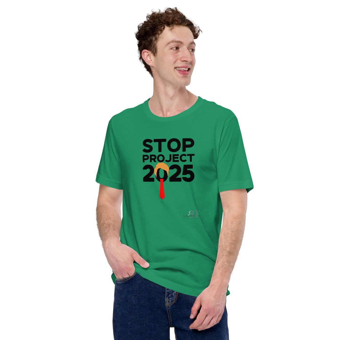 Stop Project 2025 (black text) Unisex t-shirt