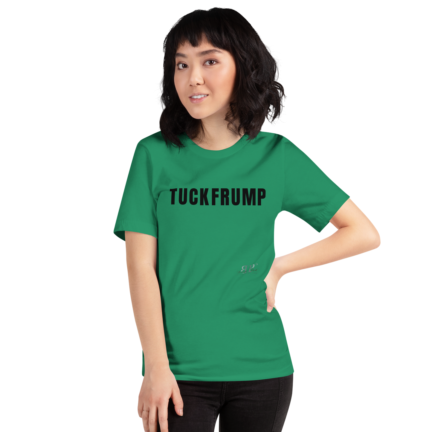 Tuck Frump Unisex t-shirt- Black Text