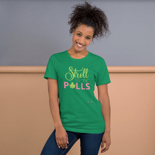 Stroll to the Polls Unisex t-shirt- AKA