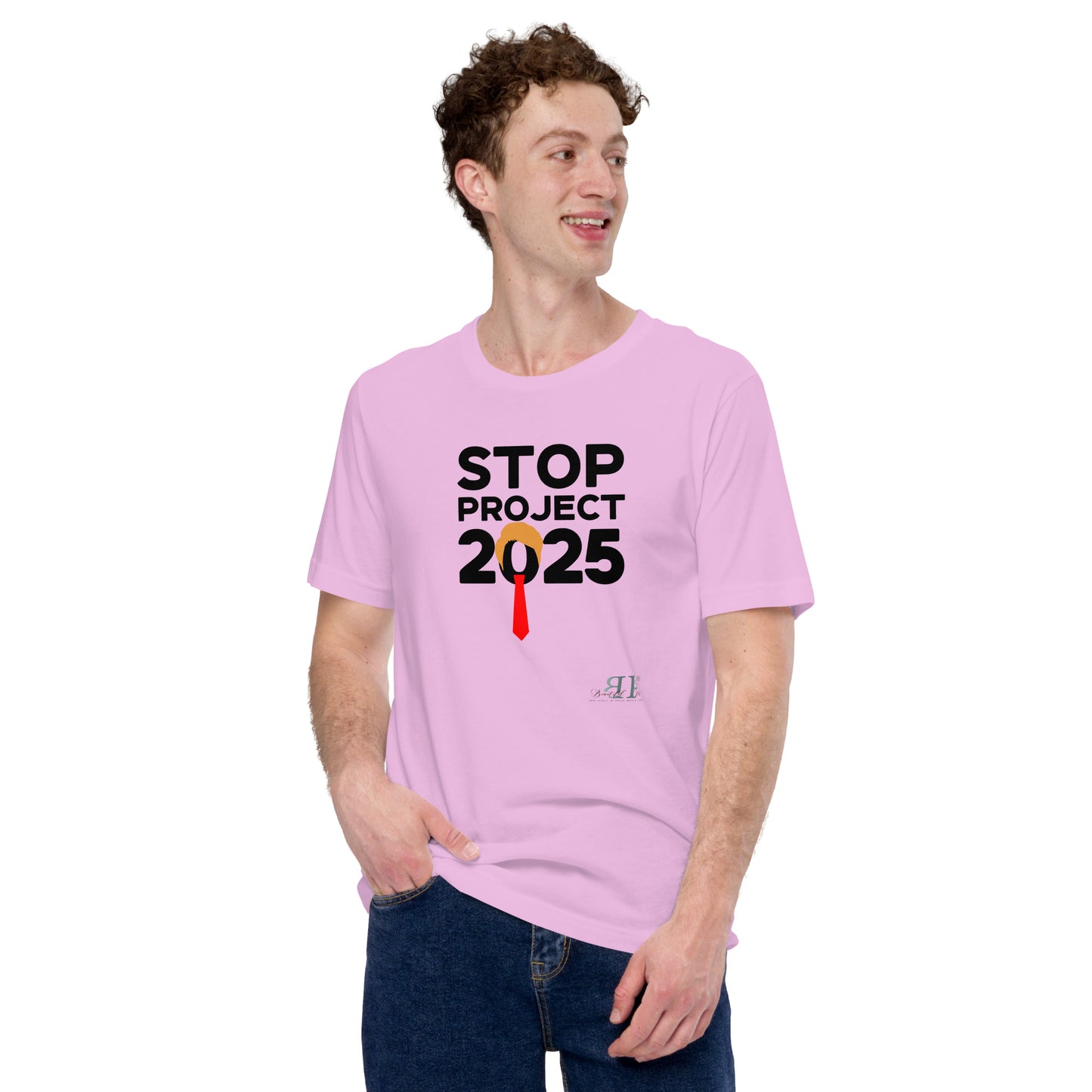 Stop Project 2025 (black text) Unisex t-shirt