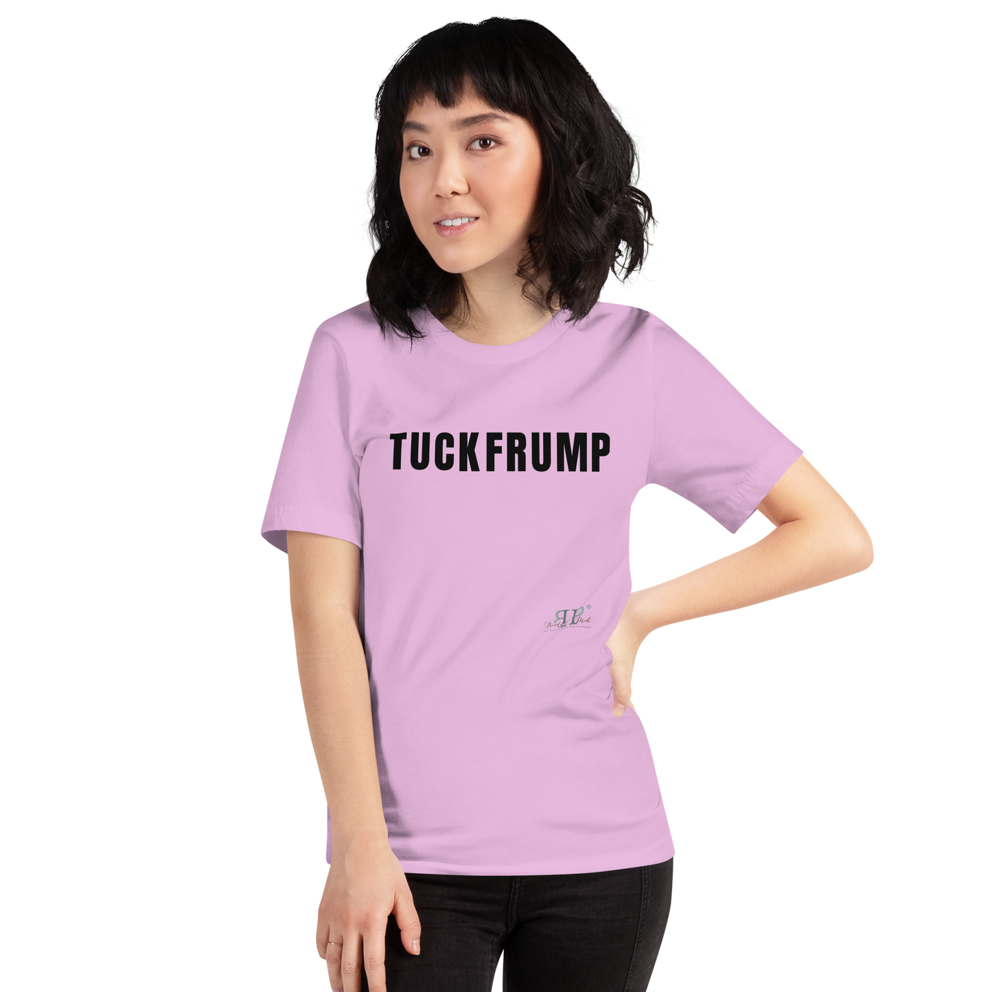 Tuck Frump Unisex t-shirt- Black Text