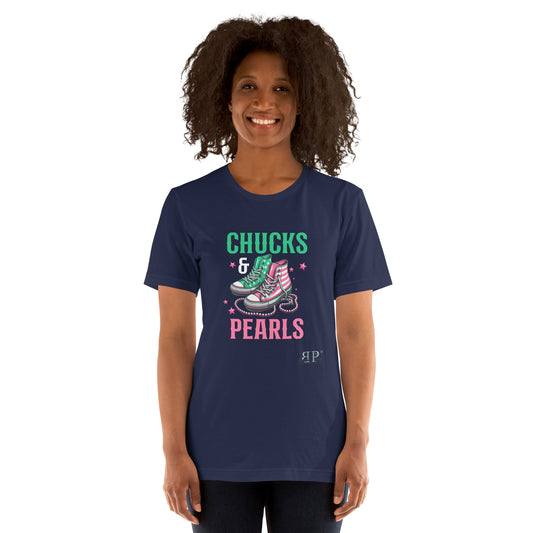 Chucks N Pearls Unisex t-shirt