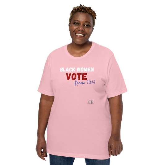 Black Women Vote- Kamala 2024 Unisex t-shirt