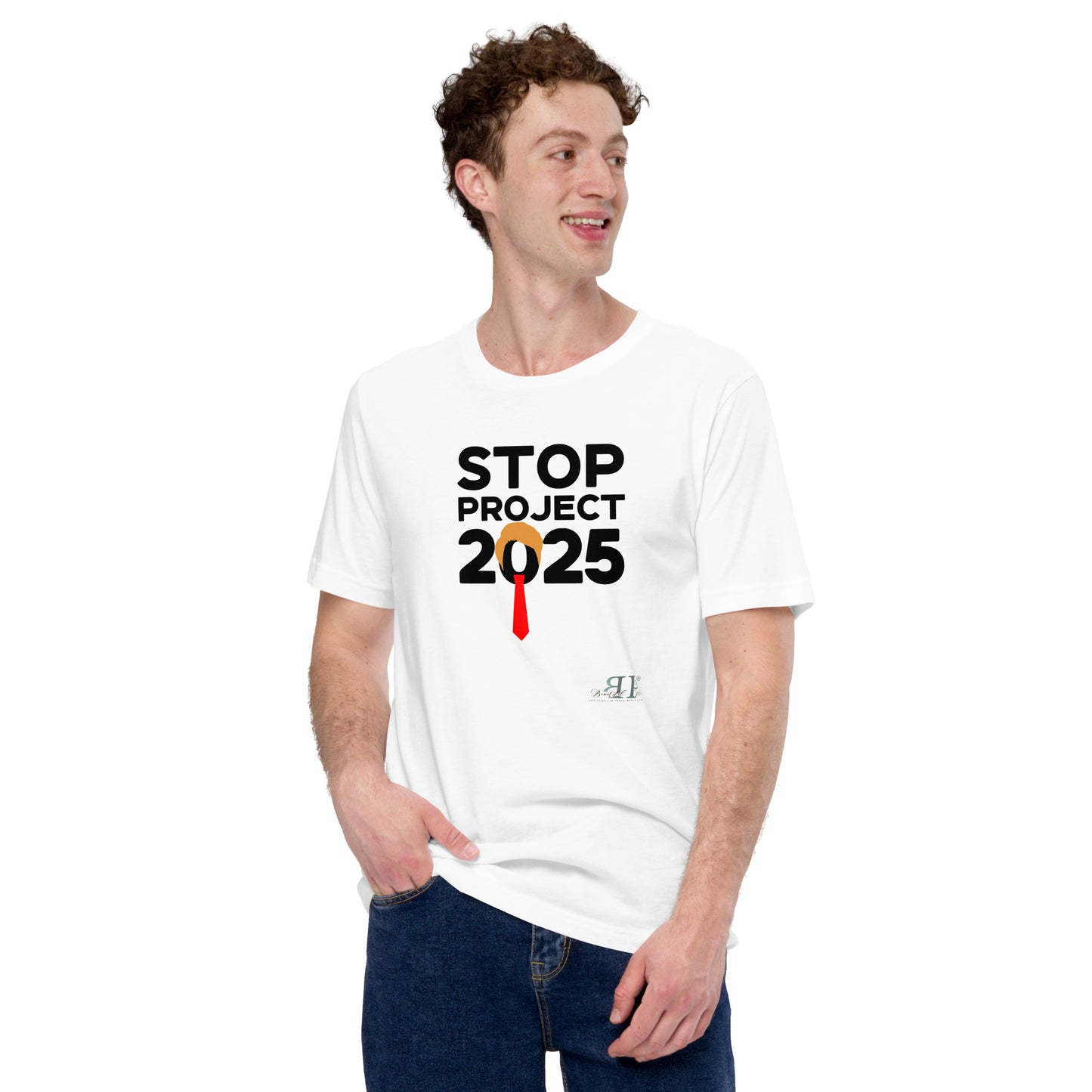 Stop Project 2025 (black text) Unisex t-shirt